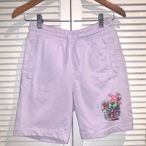 Lilac Graphic Shorts H&M SpongeBob women’s shorts XS